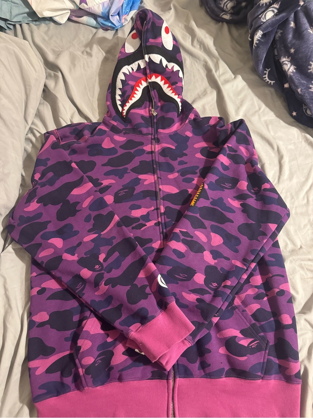 A Bathing Ape grape purple size XL
